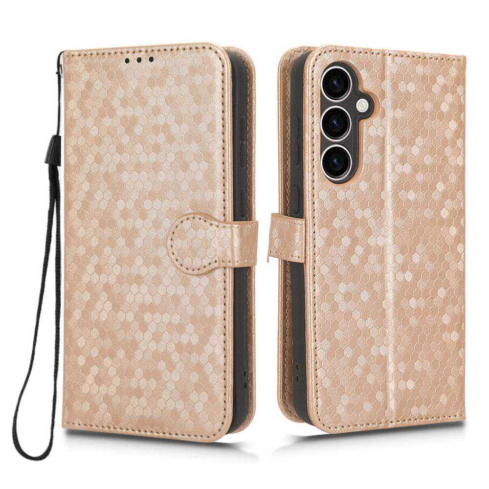 For Samsung Galaxy M34 5G F34 5G PU Leather Stand Phone Case Dot Imprinted Wallet Cover For Samsung Galaxy M34 5G F34 5G PU Leather Stand Phone Case Dot Imprinted Wallet Cover